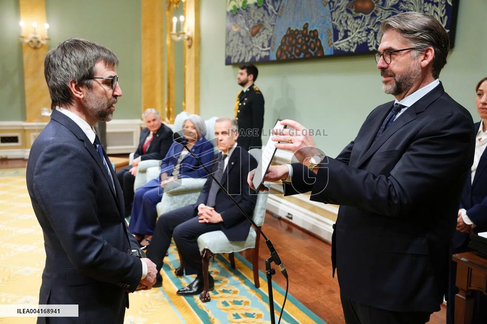 Swearing-in Of The 30th Canadian Ministry - Ottawa