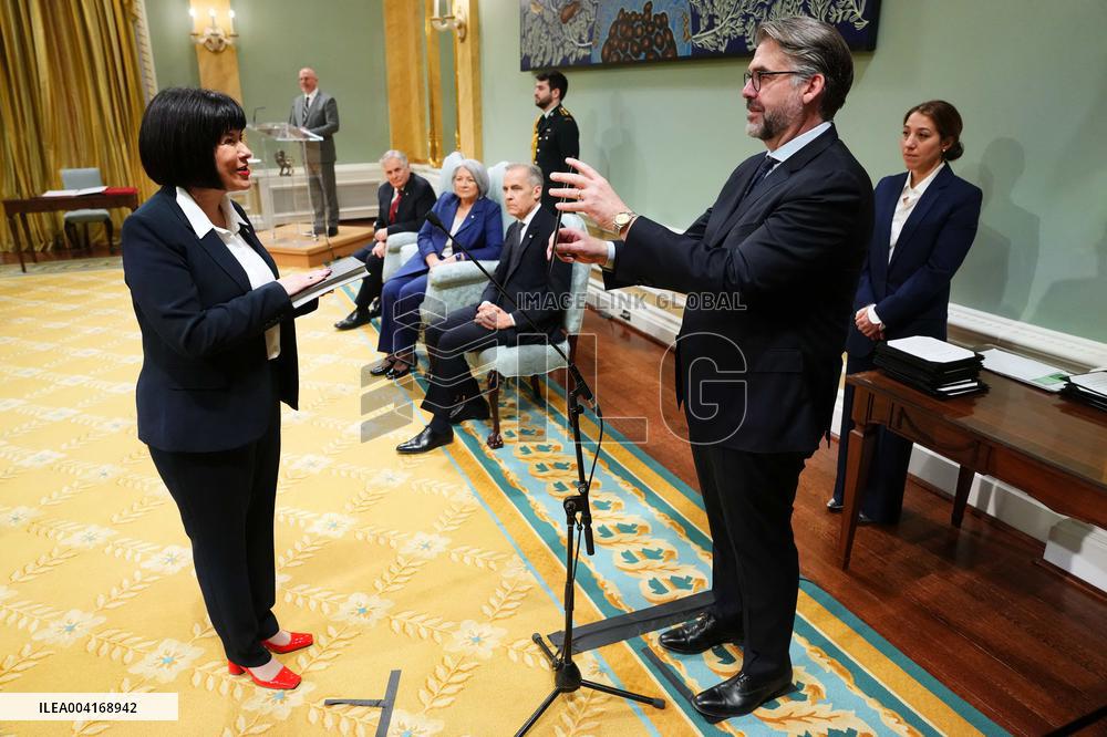 Swearing-in Of The 30th Canadian Ministry - Ottawa