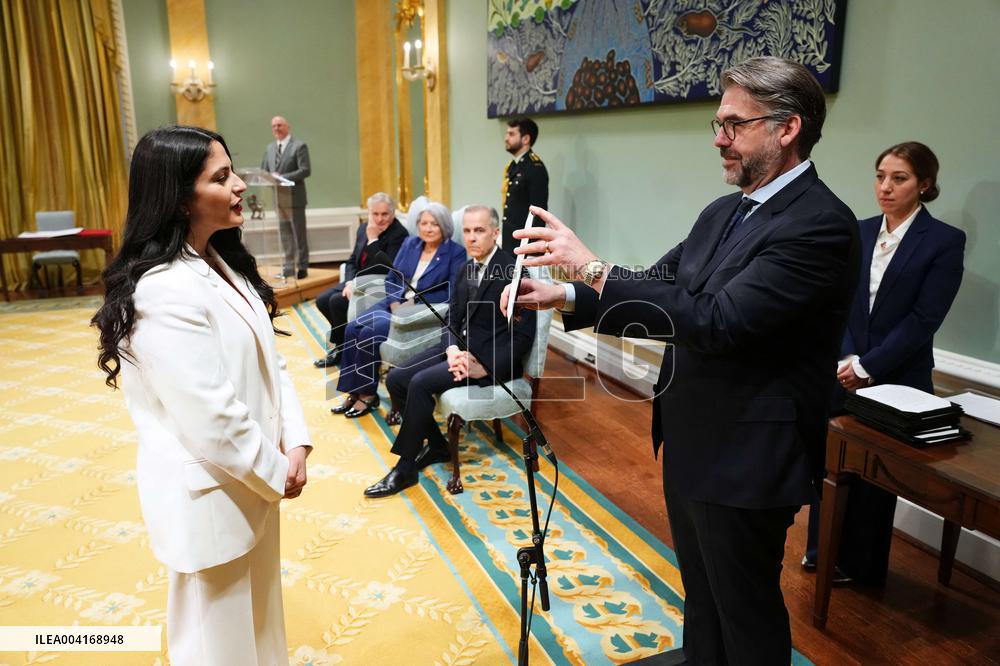 Swearing-in Of The 30th Canadian Ministry - Ottawa