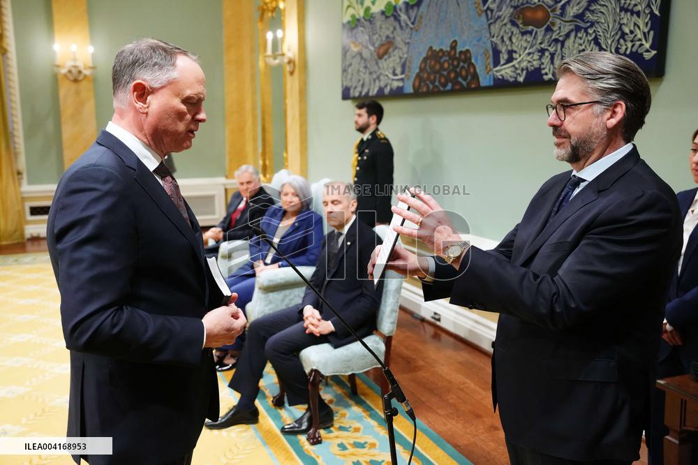 Swearing-in Of The 30th Canadian Ministry - Ottawa