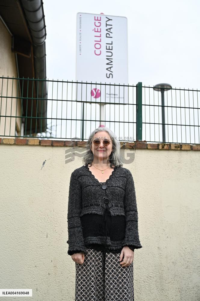 Ceremony In Honor Of Murdered Teacher Samuel Paty - France