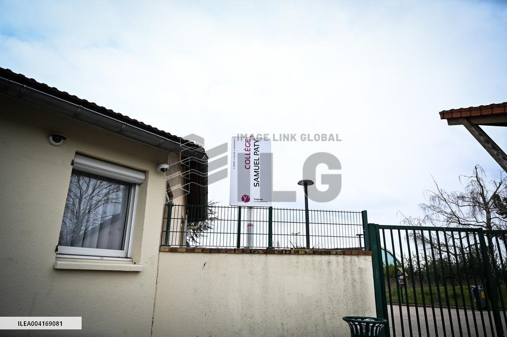 Ceremony In Honor Of Murdered Teacher Samuel Paty - France