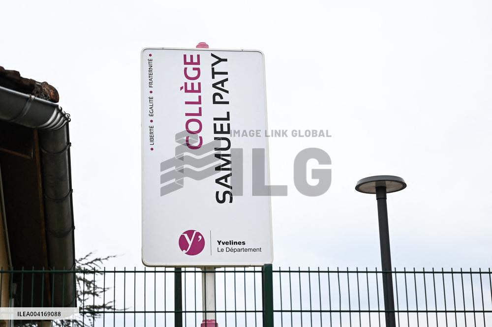 Ceremony In Honor Of Murdered Teacher Samuel Paty - France