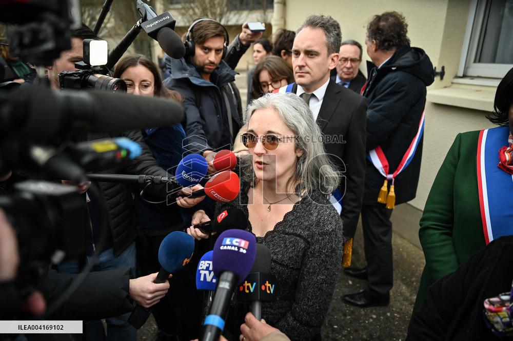 Ceremony In Honor Of Murdered Teacher Samuel Paty - France