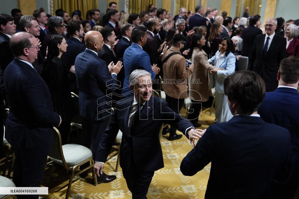 Swearing-in Of The 30th Canadian Ministry - Ottawa