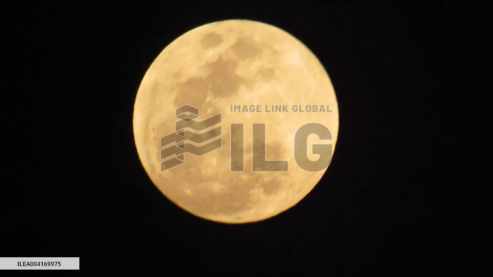 Spring Worm Moon of 2025 Lights Up Night Sky