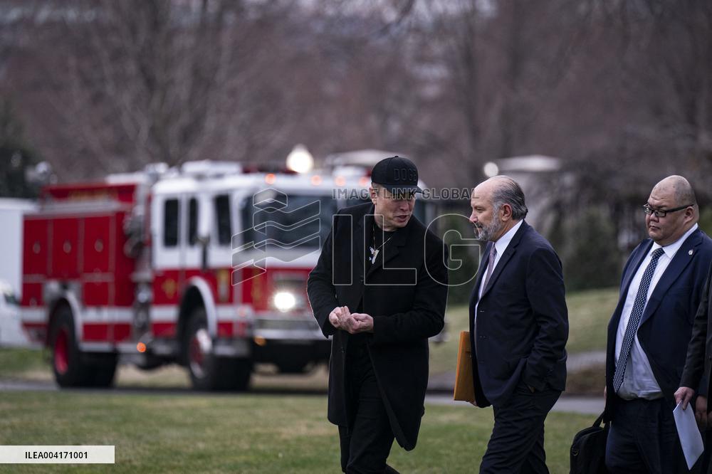 President Trump Departs the White House - Washington