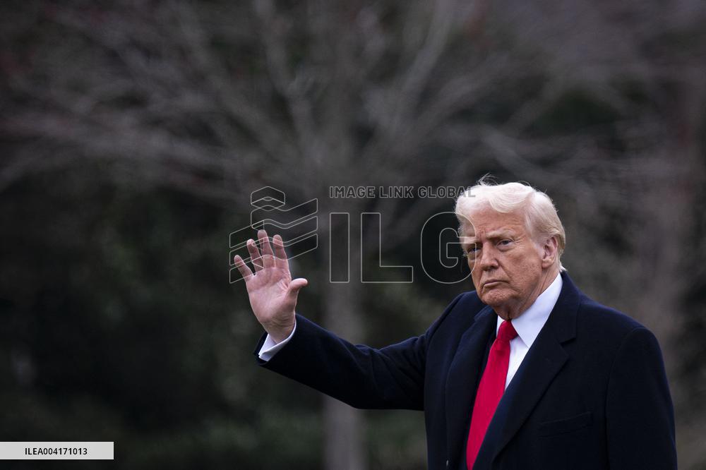 President Trump Departs the White House - Washington