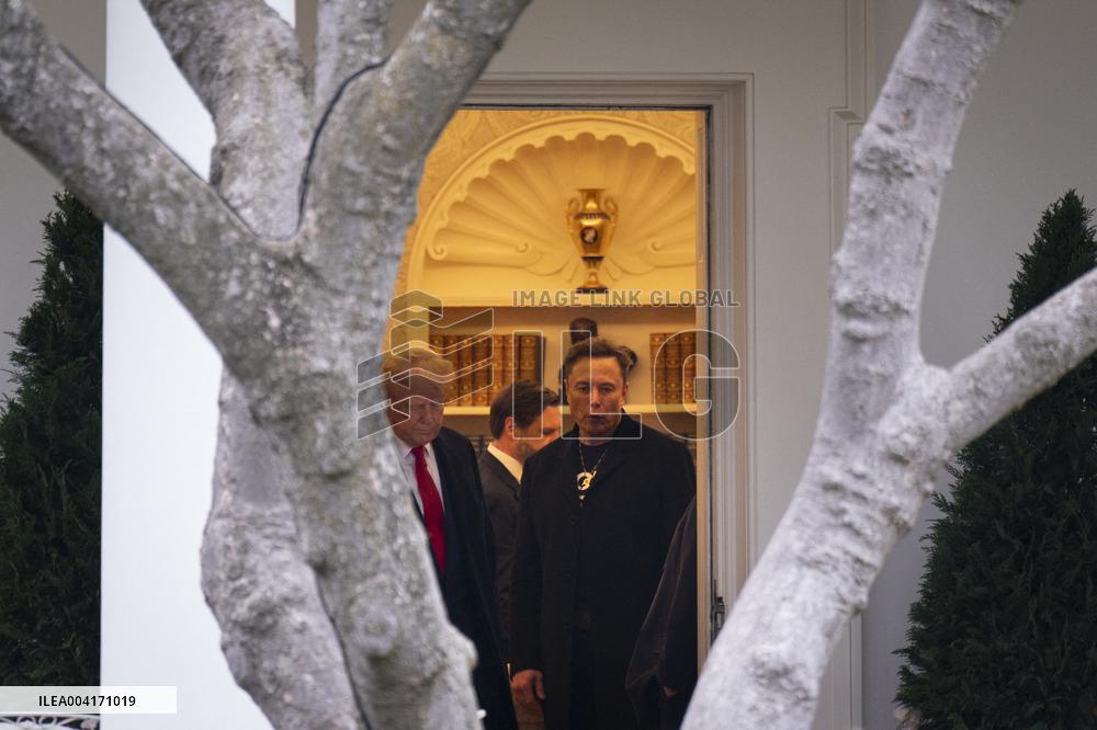 President Trump Departs the White House - Washington