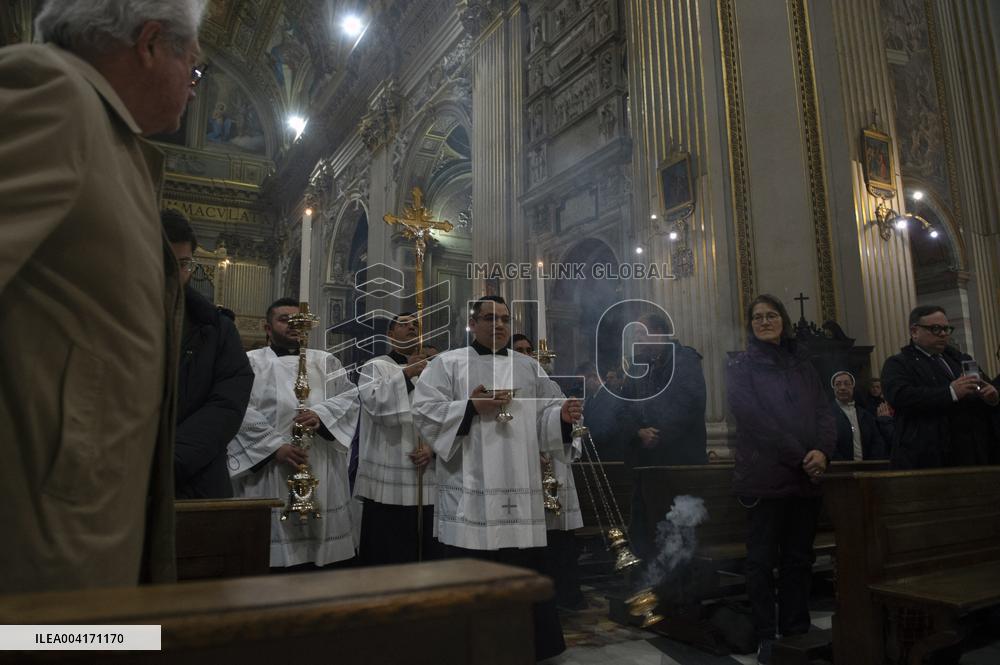 Holy Mass in Memory of Pius XII At The Basilica Of Sant'andrea Della Valle - Rome