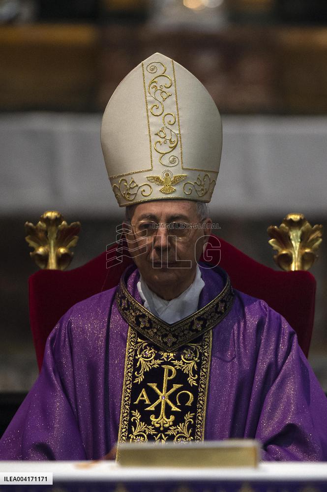 Holy Mass in Memory of Pius XII At The Basilica Of Sant'andrea Della Valle - Rome