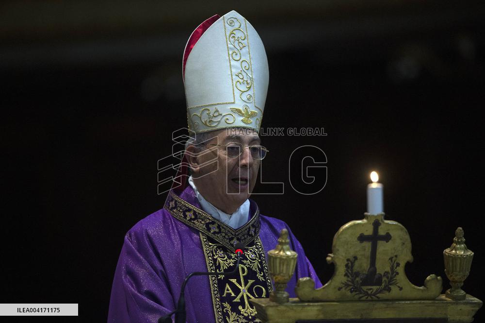 Holy Mass in Memory of Pius XII At The Basilica Of Sant'andrea Della Valle - Rome