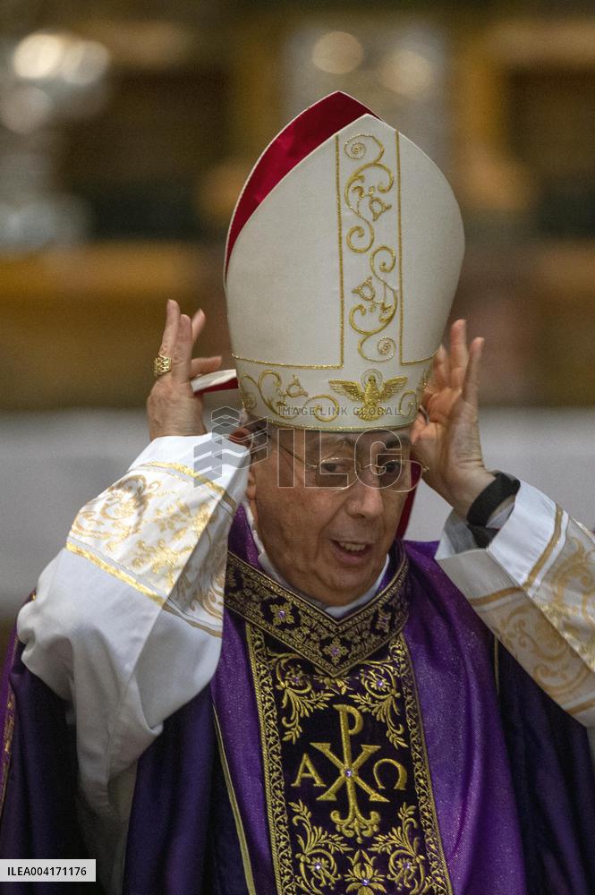 Holy Mass in Memory of Pius XII At The Basilica Of Sant'andrea Della Valle - Rome