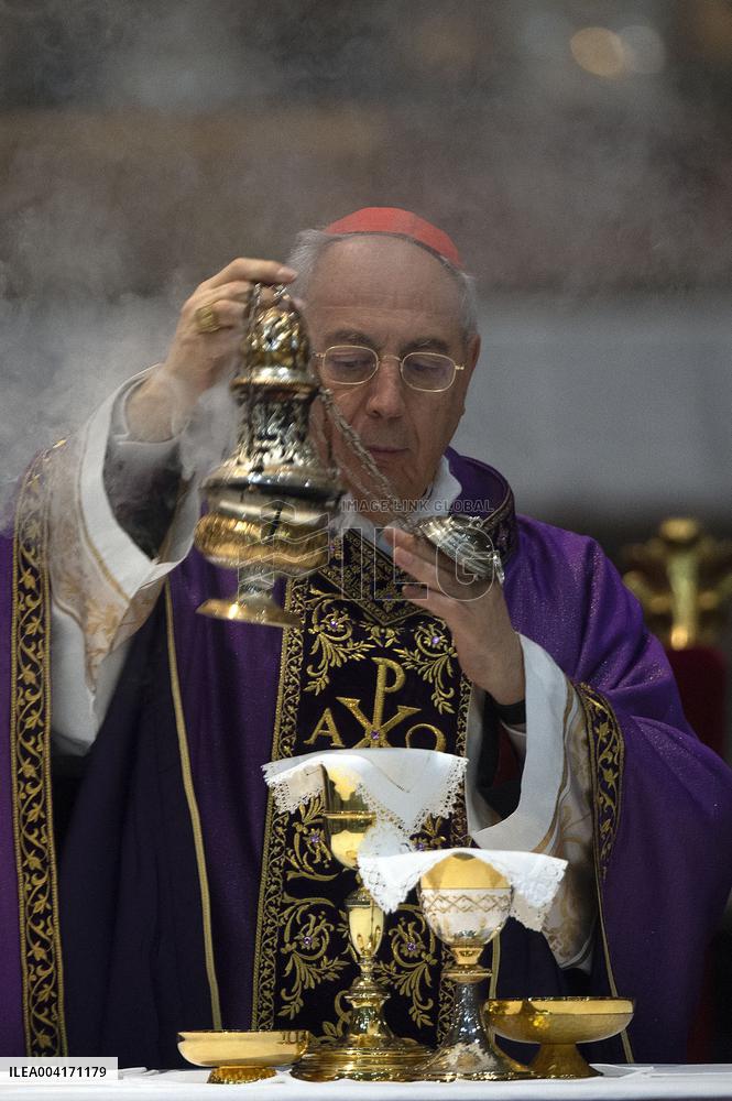 Holy Mass in Memory of Pius XII At The Basilica Of Sant'andrea Della Valle - Rome