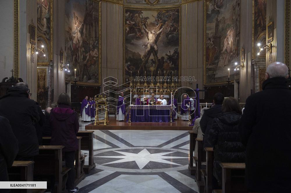 Holy Mass in Memory of Pius XII At The Basilica Of Sant'andrea Della Valle - Rome