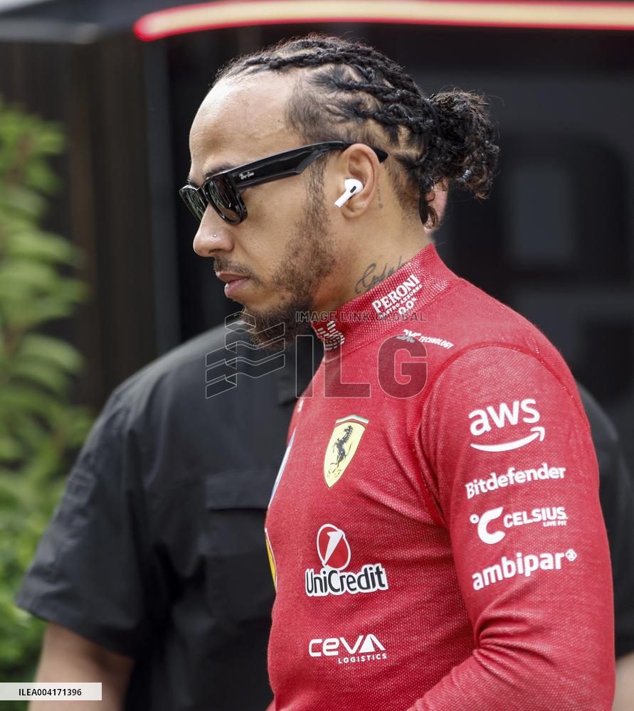 Lewis Hamilton At Australia F1 Grand Prix - Melbourn