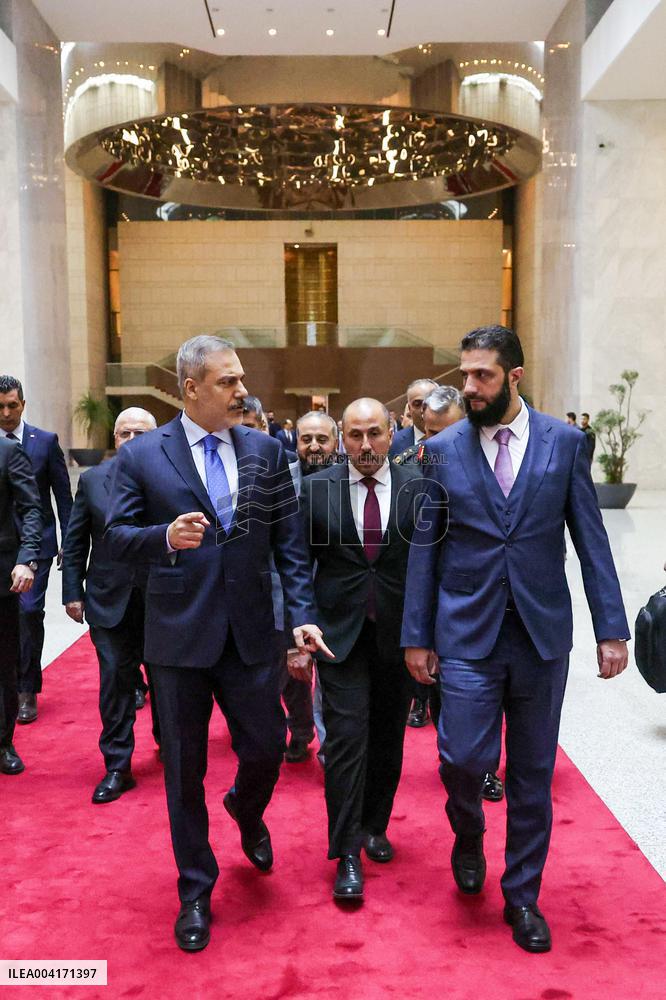 Turkish top officials make sudden trip to Damascus after Syria’s deal with Kurdish-led group