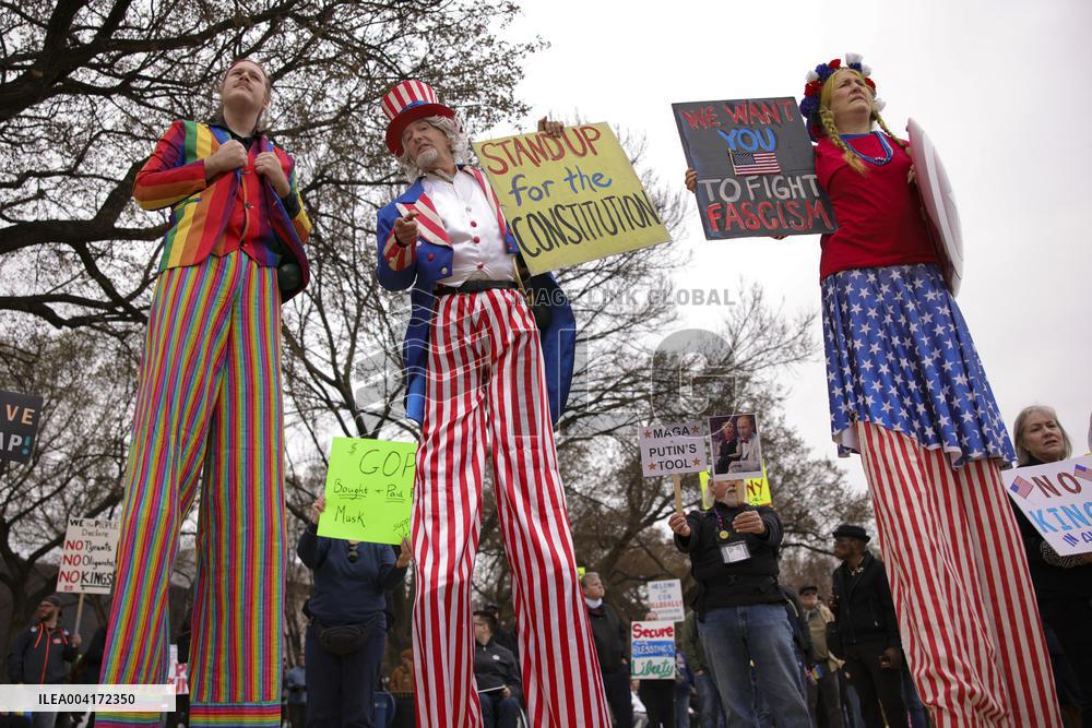 Anti Trump Protest on National Mall - Washington