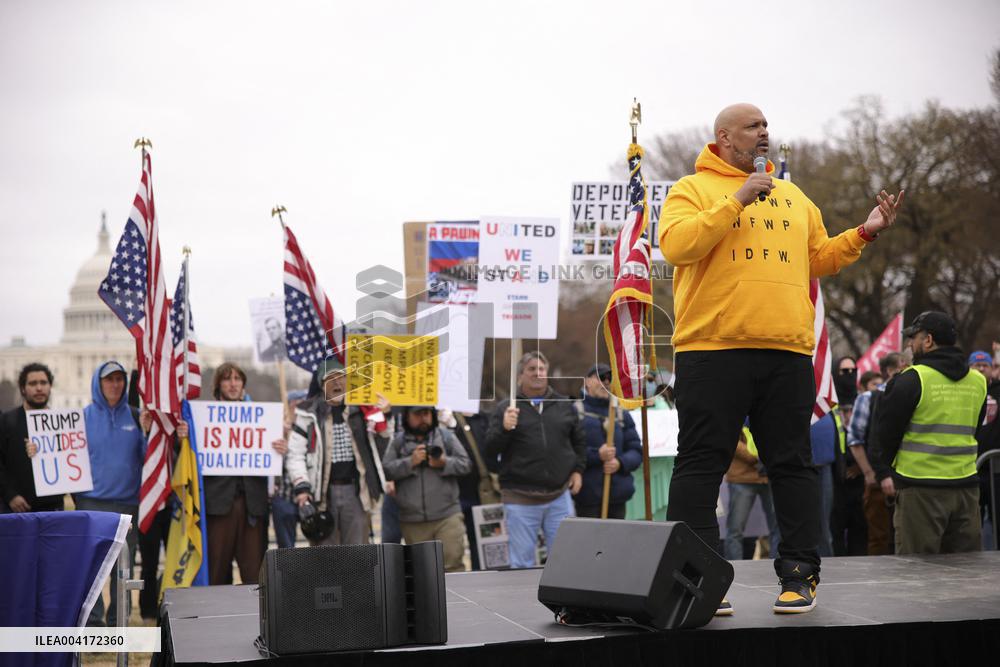Anti Trump Protest on National Mall - Washington