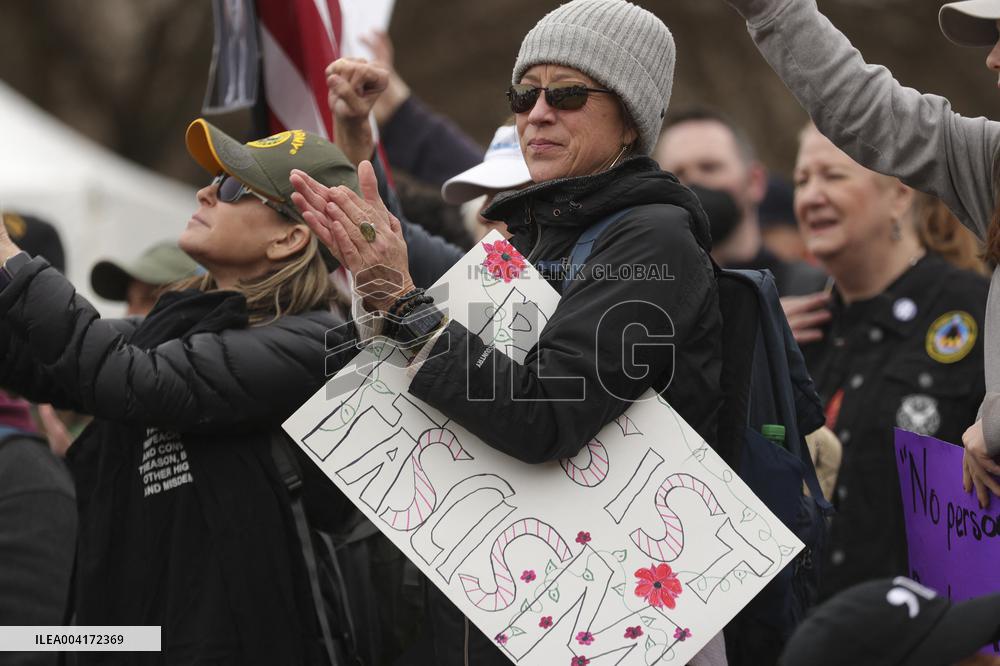 Anti Trump Protest on National Mall - Washington