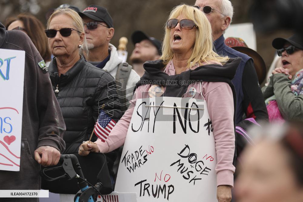 Anti Trump Protest on National Mall - Washington