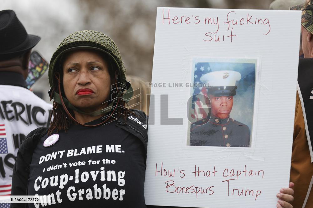 Anti Trump Protest on National Mall - Washington