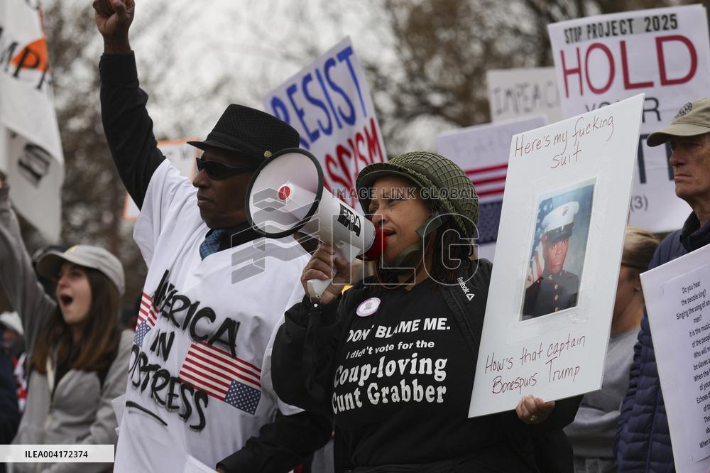 Anti Trump Protest on National Mall - Washington