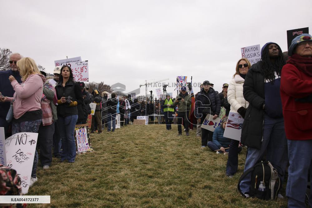 Anti Trump Protest on National Mall - Washington