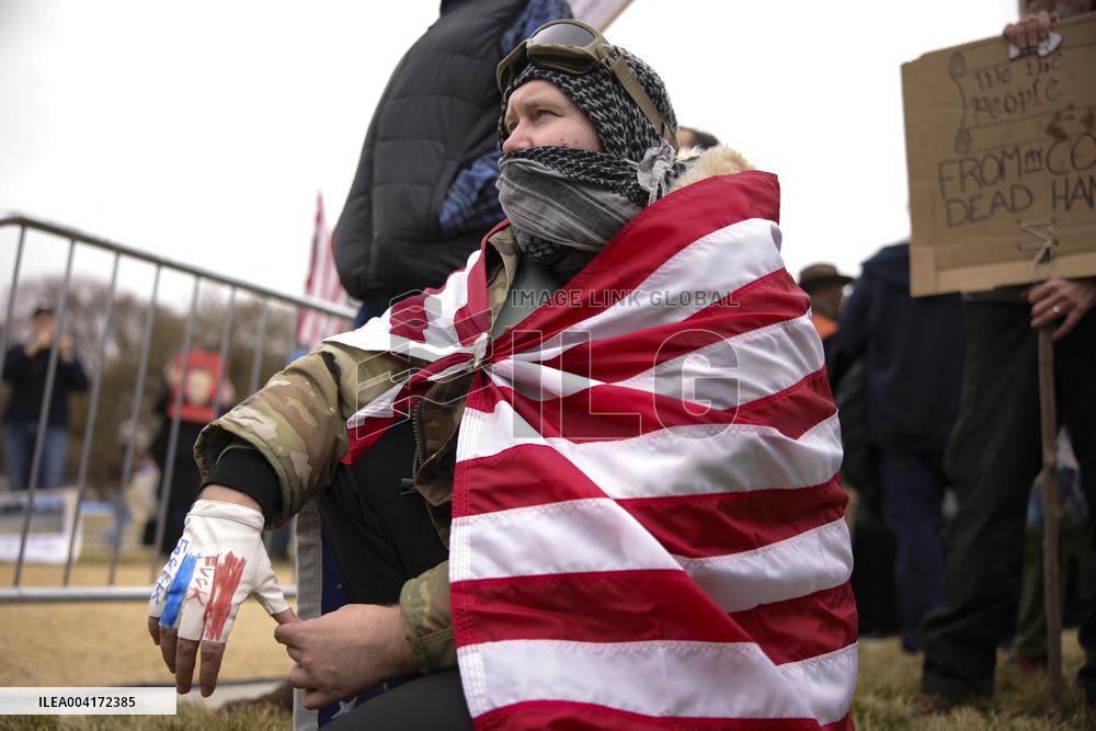 Anti Trump Protest on National Mall - Washington