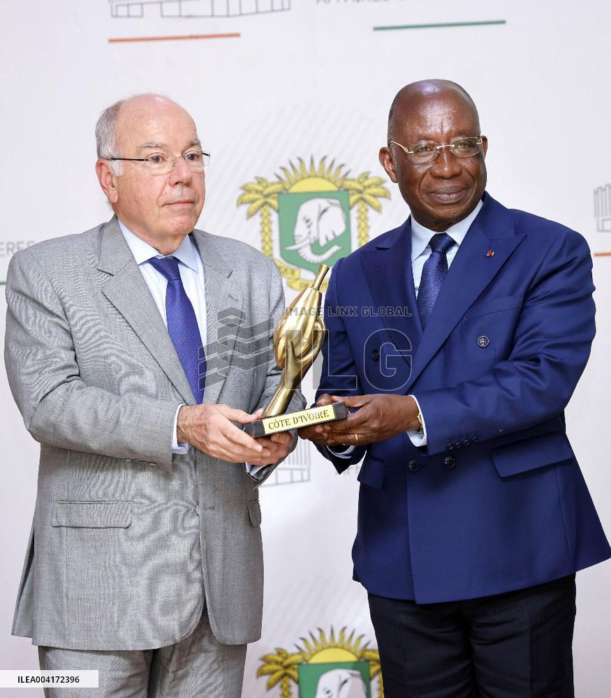 Foreign Ministers Of Brazil And Ivory Coast Meeting - Abidja