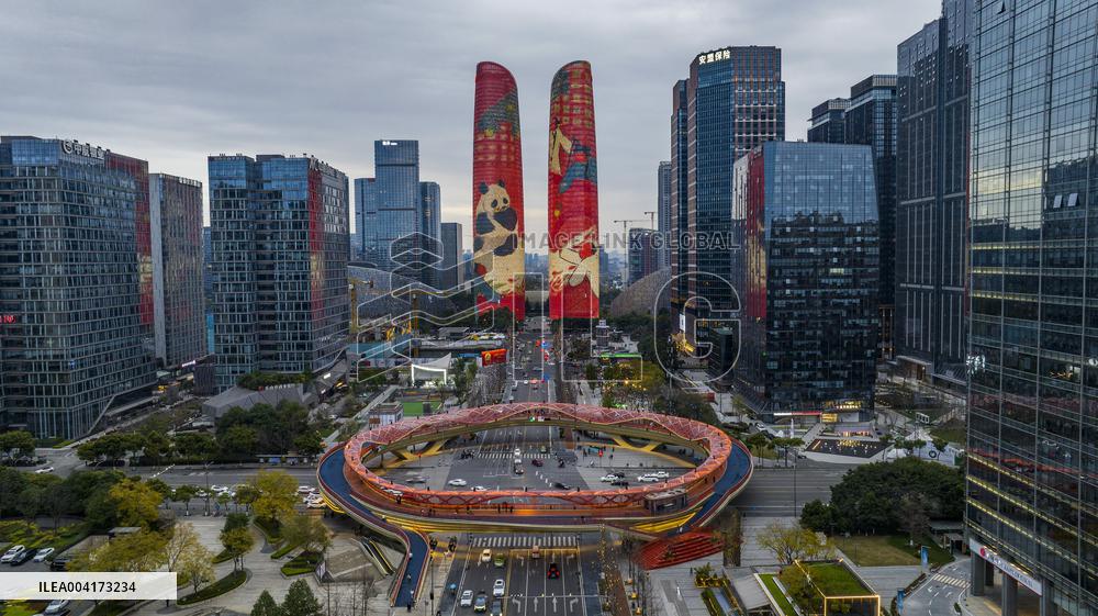 Twin Towers in Chengdu