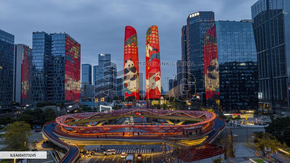 Twin Towers in Chengdu