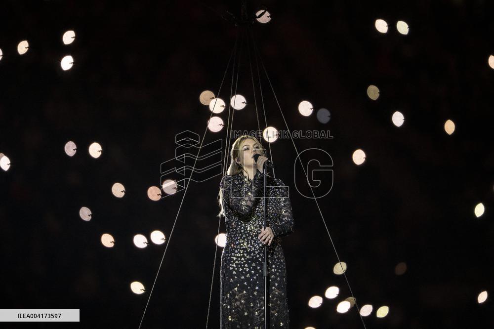 Louane Performs At Guiness Men's Six Nations - France v Scotland