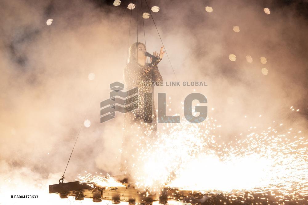 Louane Performs At Guiness Men's Six Nations - France v Scotland