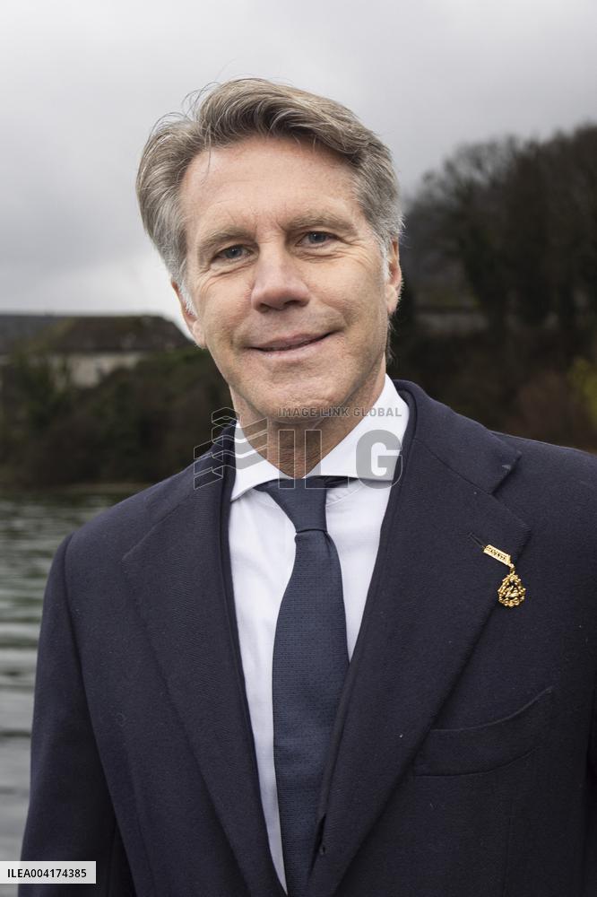 EXCLUSIVE - Prince Emanuele Filiberto of Savoy at a religious ceremony - Hautecombe