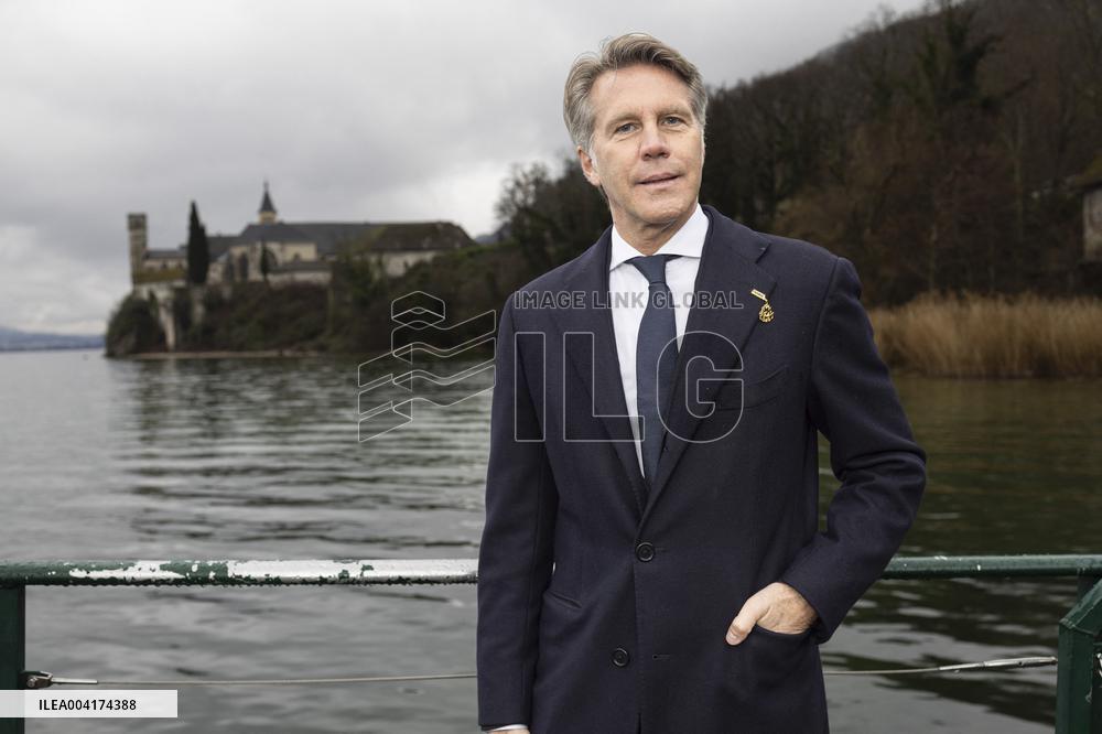 EXCLUSIVE - Prince Emanuele Filiberto of Savoy at a religious ceremony - Hautecombe