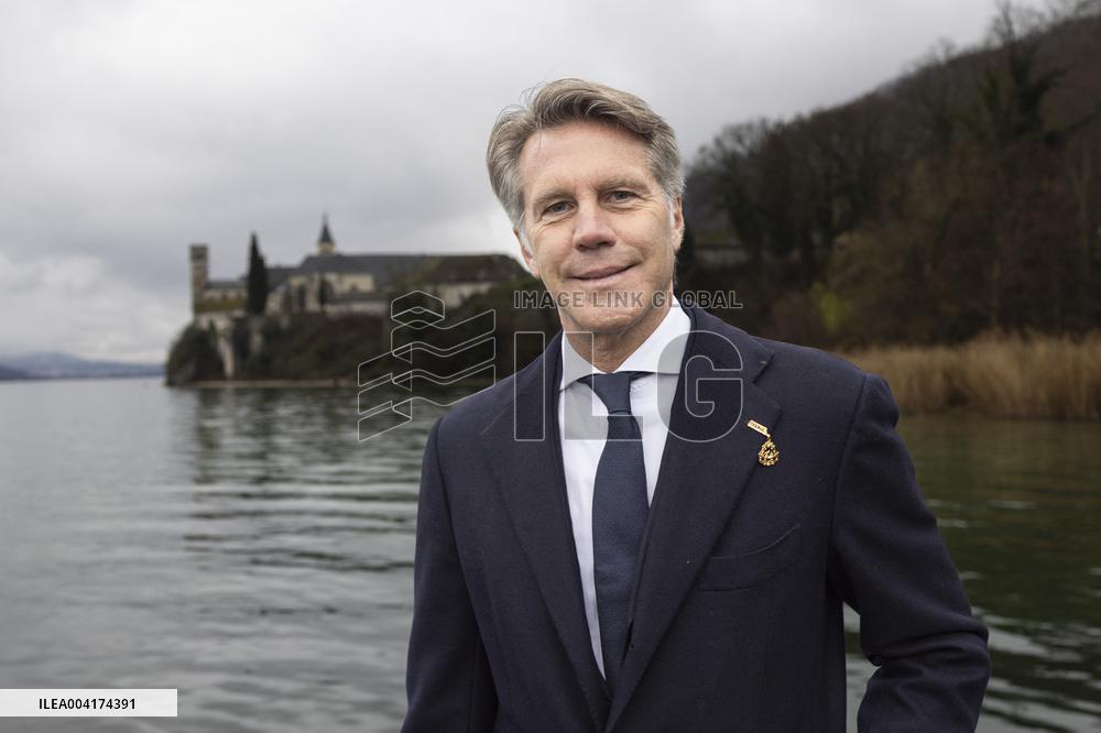 EXCLUSIVE - Prince Emanuele Filiberto of Savoy at a religious ceremony - Hautecombe
