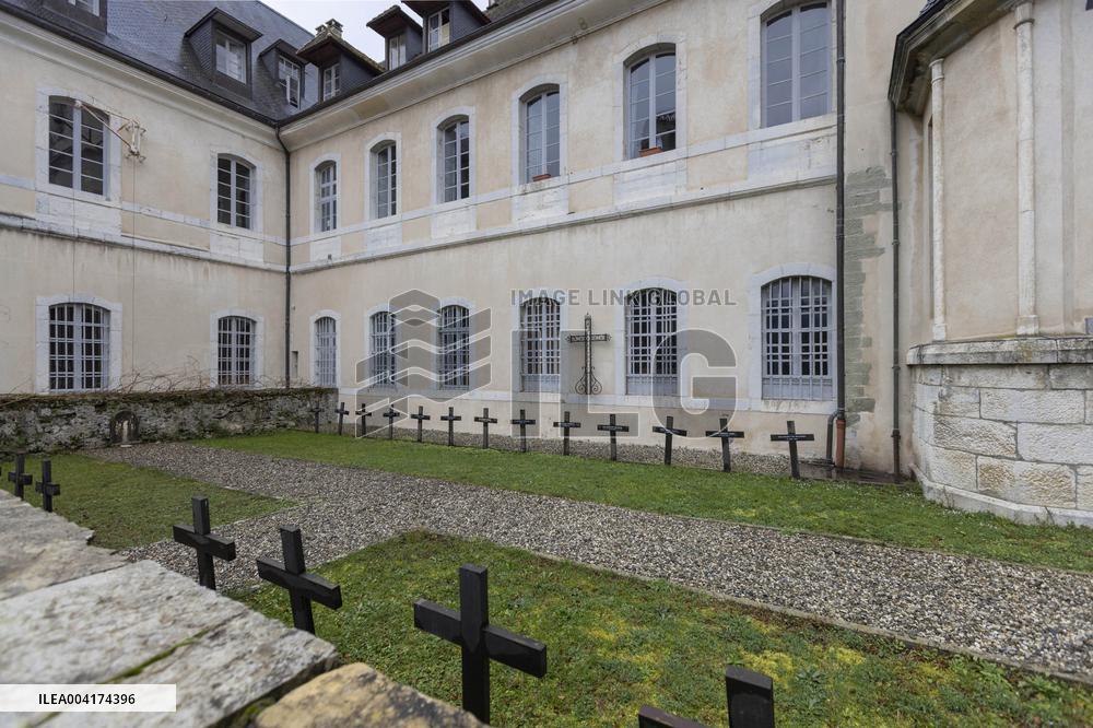 EXCLUSIVE - Prince Emanuele Filiberto of Savoy at a religious ceremony - Hautecombe