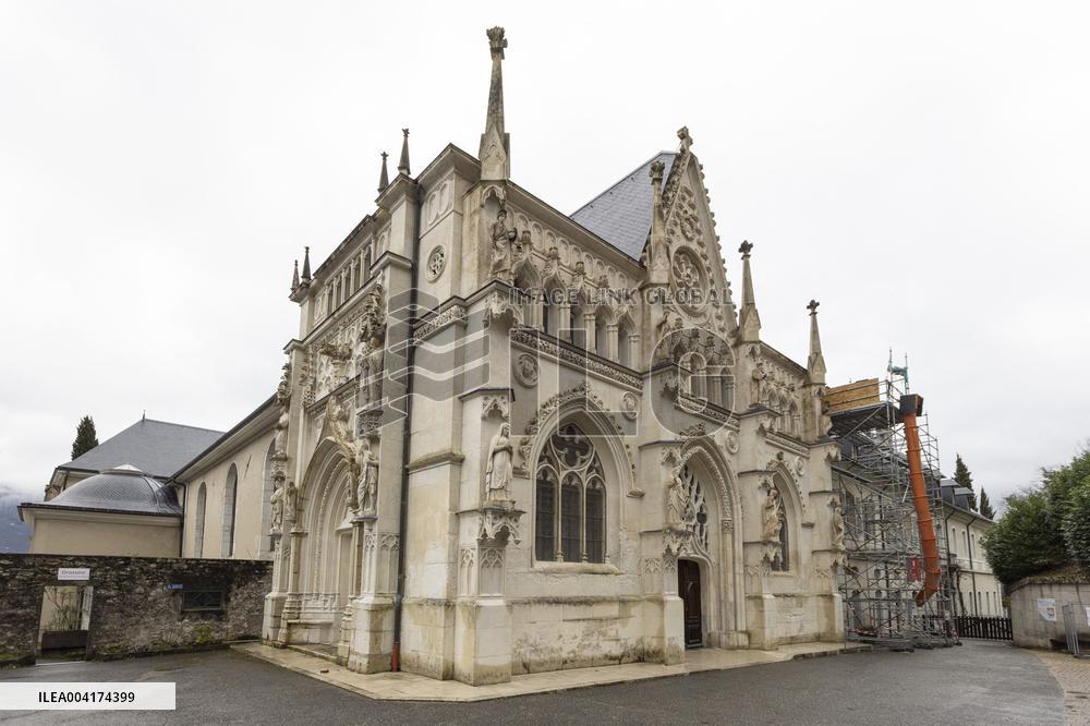EXCLUSIVE - Prince Emanuele Filiberto of Savoy at a religious ceremony - Hautecombe