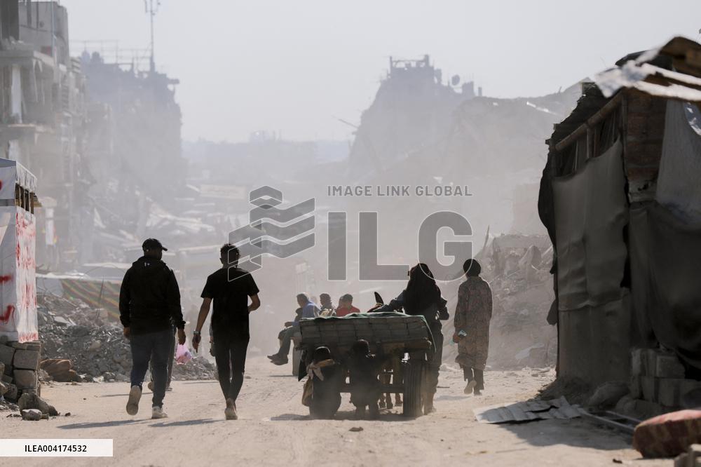 Daily Life In Beit Lahia After Closure Of Crossings For Over Two Weeks - Gaza