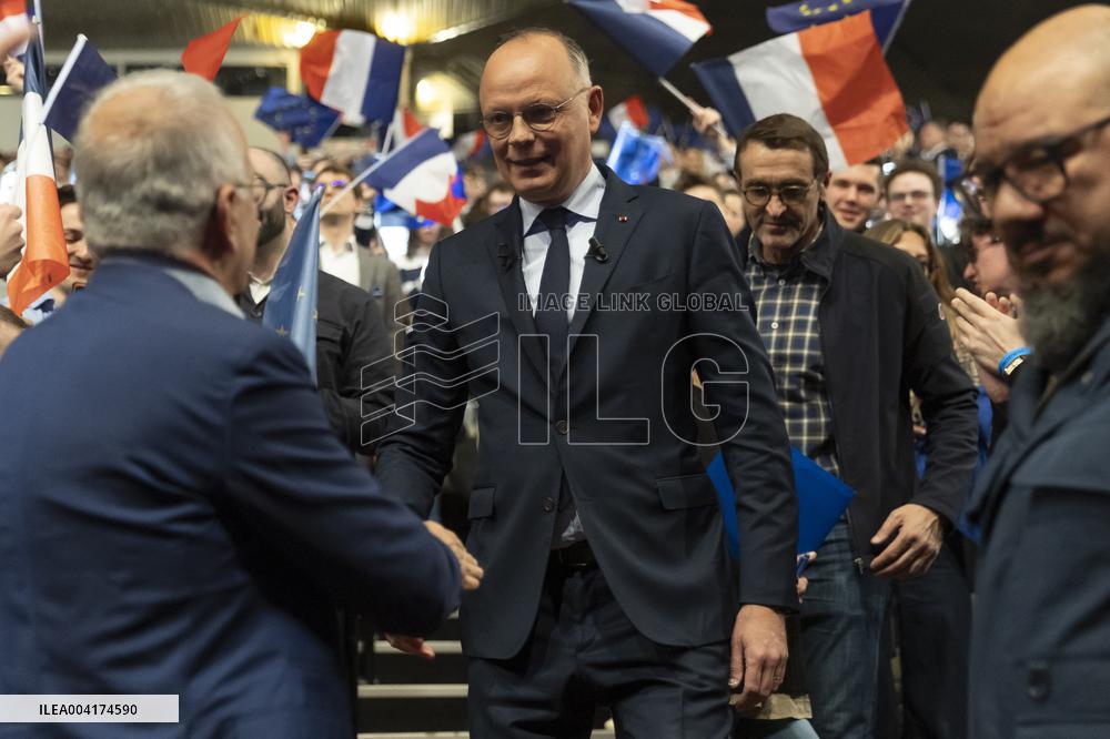 Edouard Philippe Attends Horizons Political Meeting - Lille