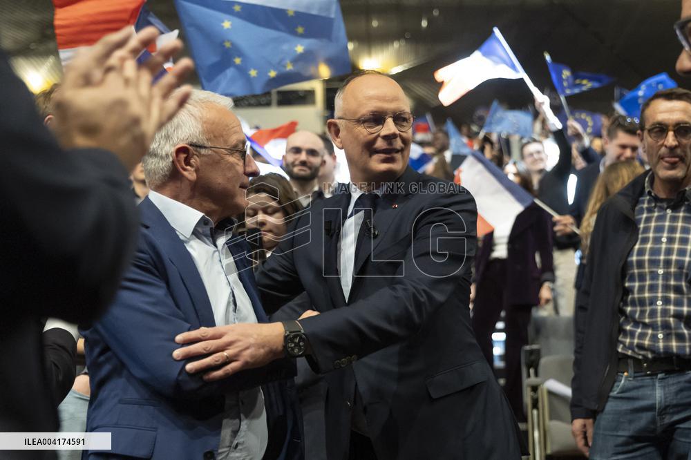 Edouard Philippe Attends Horizons Political Meeting - Lille