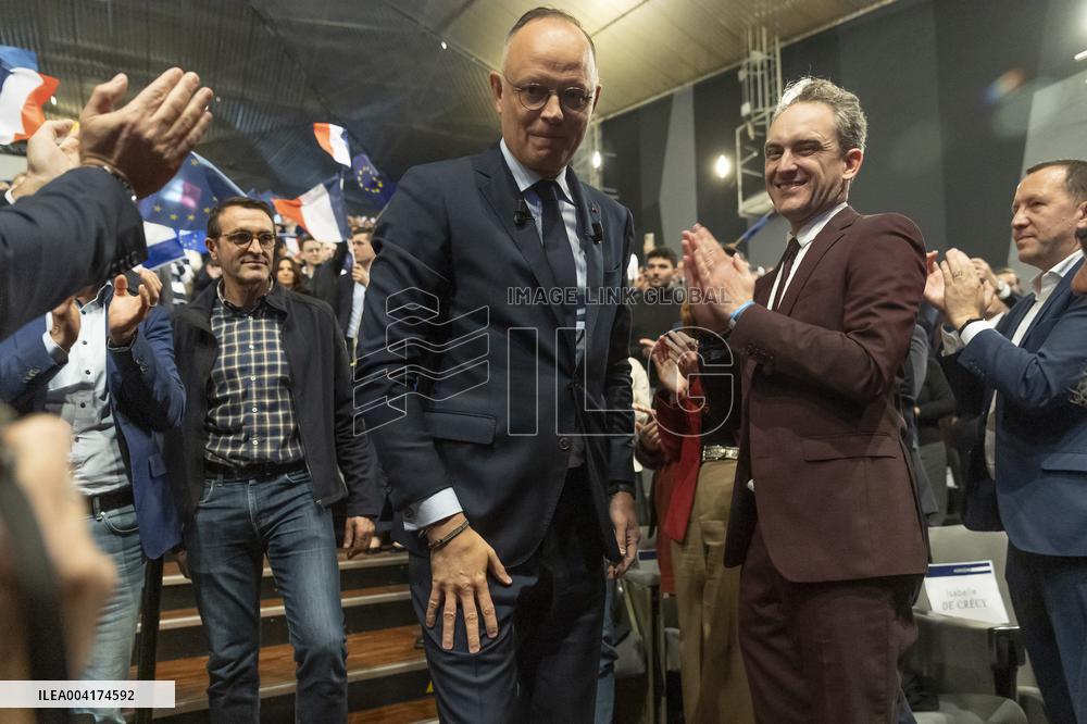 Edouard Philippe Attends Horizons Political Meeting - Lille