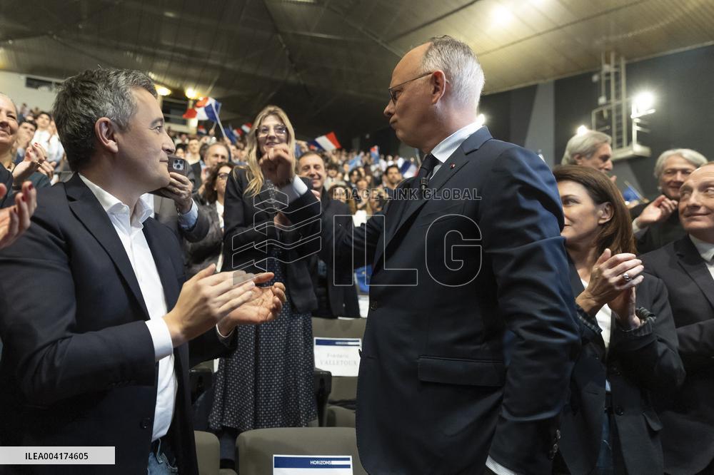 Edouard Philippe Attends Horizons Political Meeting - Lille