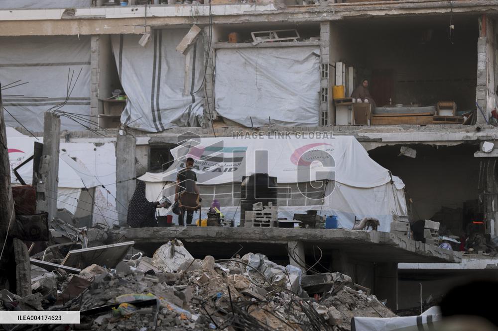 Daily Life In Beit Lahia After Closure Of Crossings For Over Two Weeks - Gaza