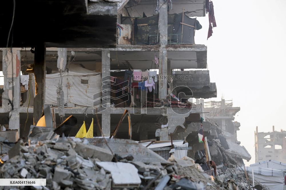 Daily Life In Beit Lahia After Closure Of Crossings For Over Two Weeks - Gaza