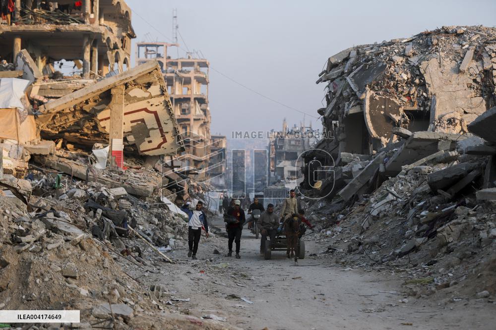 Daily Life In Beit Lahia After Closure Of Crossings For Over Two Weeks - Gaza