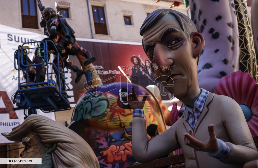 The Fallas 2025 Preparation - Valencia