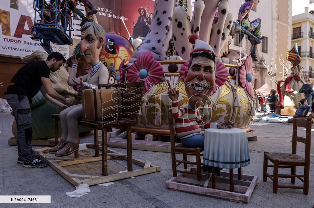 The Fallas 2025 Preparation - Valencia
