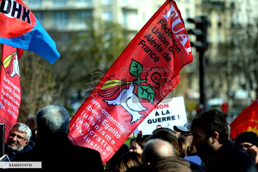 Rally In Support Of Syrian Alawites - Paris